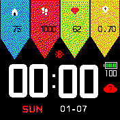 华米跃我Amazfit Bip手表表盘