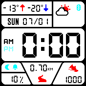 华米跃我Amazfit Bip手表表盘