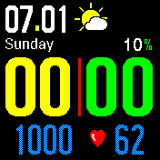 华米跃我Amazfit Bip手表表盘
