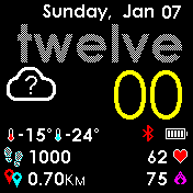 华米跃我Amazfit Bip手表表盘
