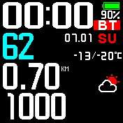 华米跃我Amazfit Bip手表表盘
