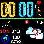华米跃我Amazfit Bip手表表盘