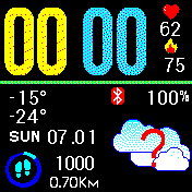华米跃我Amazfit Bip手表表盘