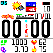 华米跃我Amazfit Bip手表表盘