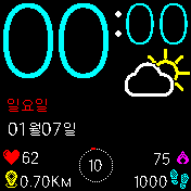 华米跃我Amazfit Bip手表表盘