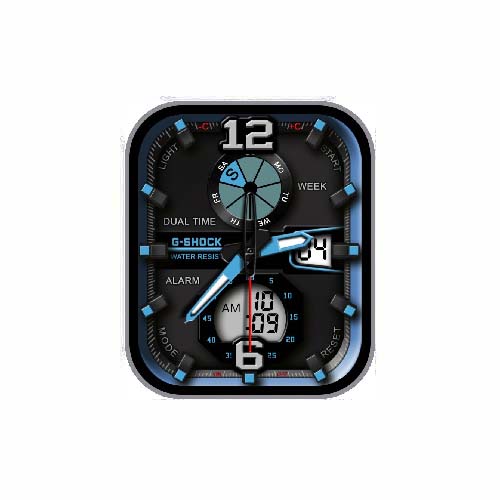 Casio卡西欧G-SHOCK数字指针表盘