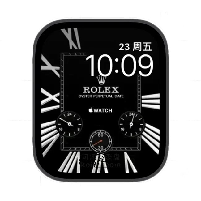 ROLEX劳力士三盘WATCH罗马数字放射状时刻苹果iWatch壁纸表盘
