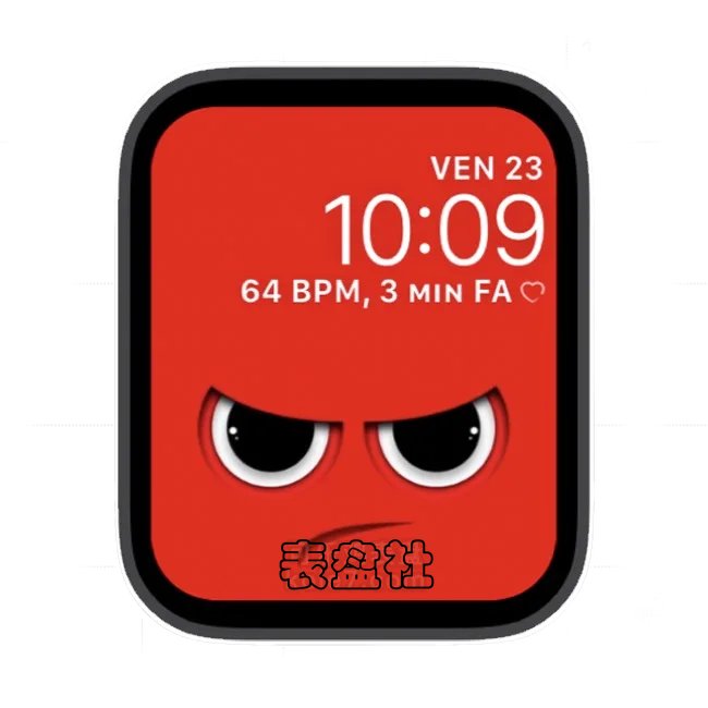 玫瑰红轻奢简约流行愤怒苹果手表iwatch壁纸表盘