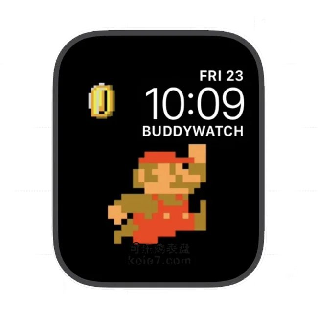 超级玛丽大闯关救老婆苹果手表iwatch壁纸表盘