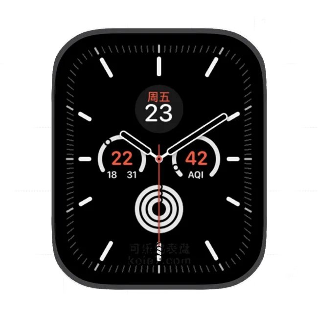 子午线日期动态苹果手表iwatch壁纸表盘