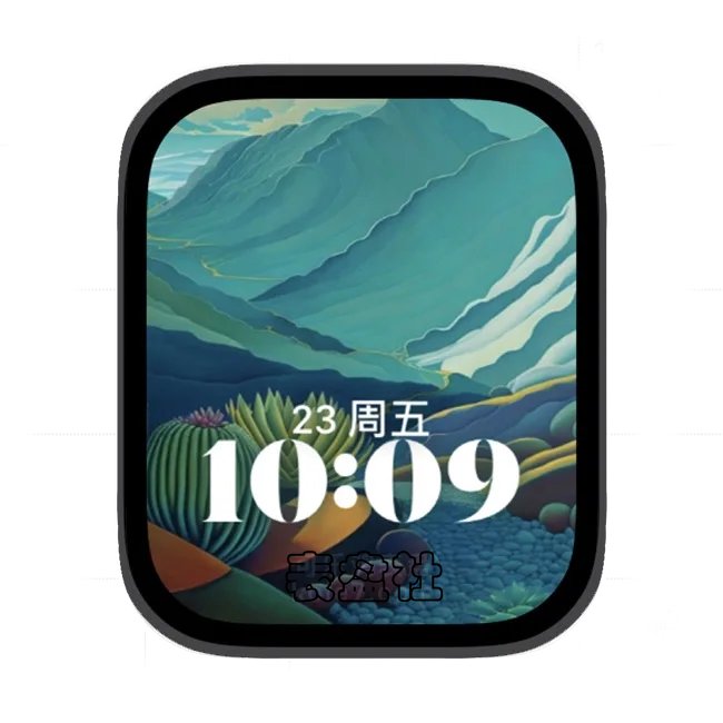 AI 山林苹果手表iwatch壁纸人像表盘