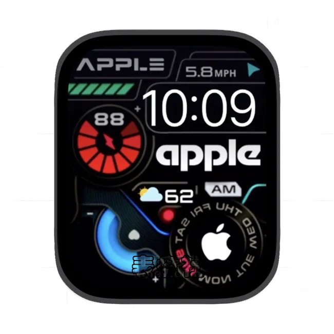 apple单盘式苹果手表iwatch壁纸表盘