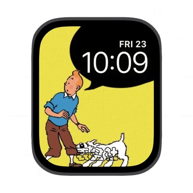 卡通人物苹果手表iwatch壁纸表盘