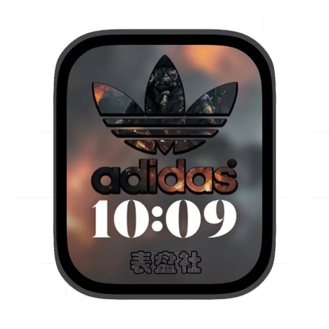 adidas阿迪达斯苹果手表iwatch壁纸人像表盘