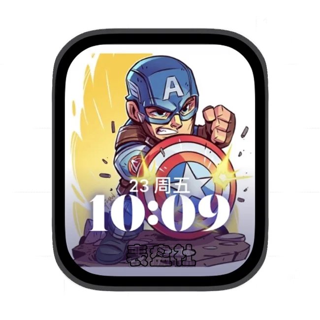 漫威联名勇士苹果手表iwatch壁纸人像表盘