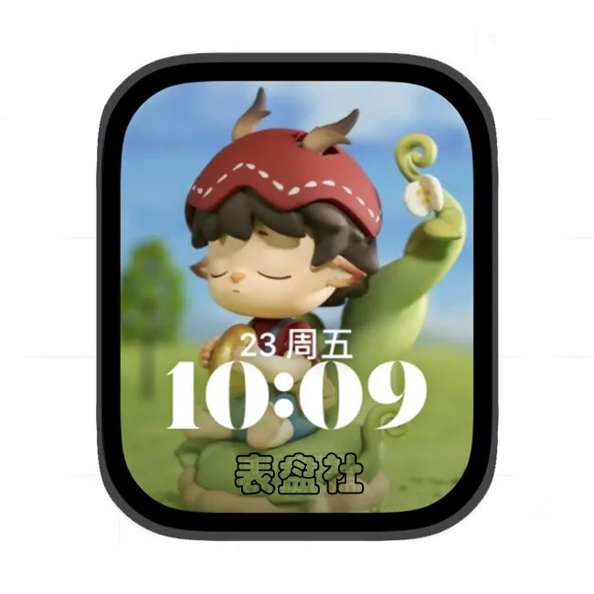 AI小男孩苹果手表iwatch壁纸人像表盘