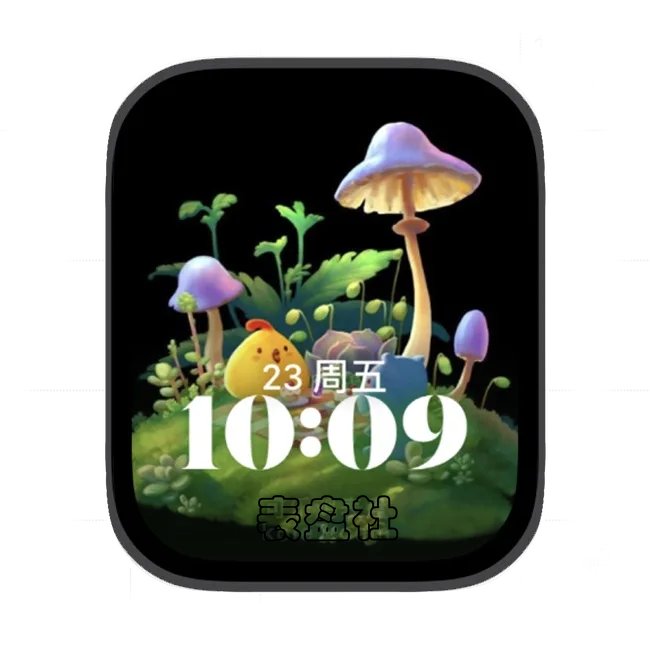 AI植物苹果手表iwatch壁纸人像表盘