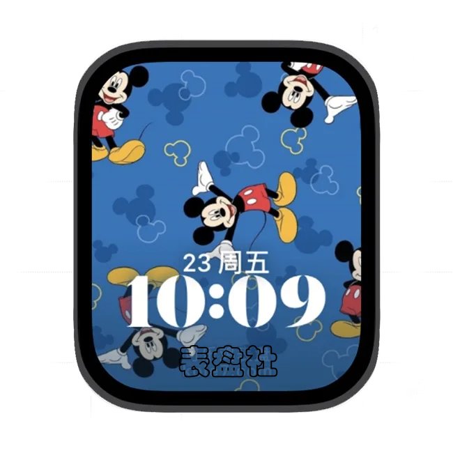 迪士尼米老鼠苹果手表iwatch壁纸人像表盘