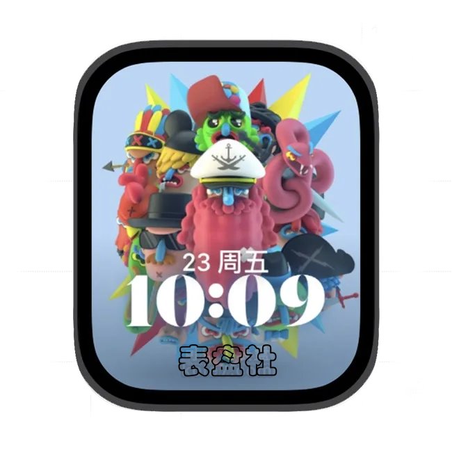 AI苹果手表iwatch壁纸人像表盘