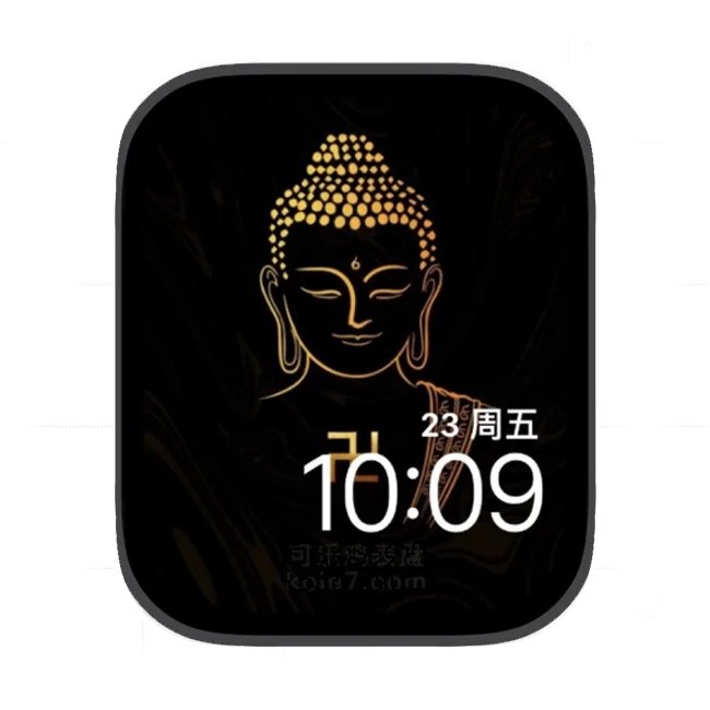 金佛苹果手表iwatch壁纸表盘