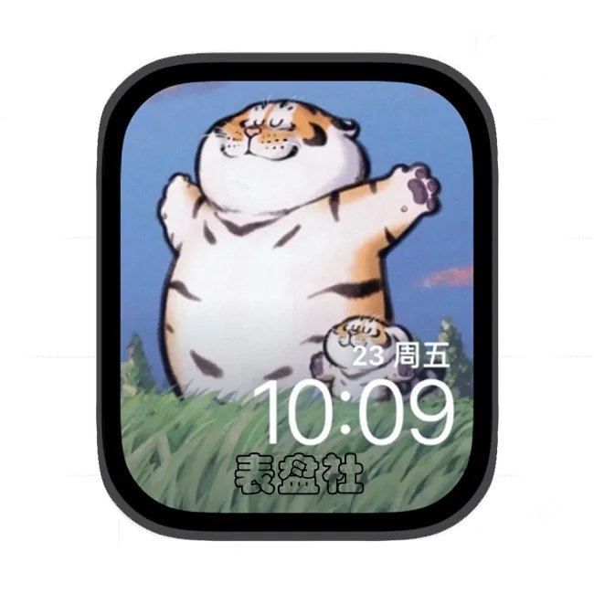 可爱小脑虎苹果手表iwatch壁纸表盘