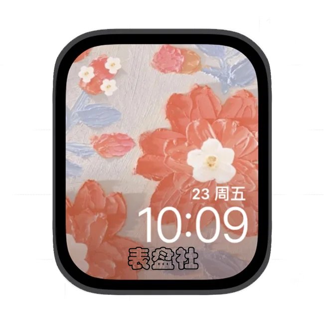 插画苹果手表iwatch壁纸表盘