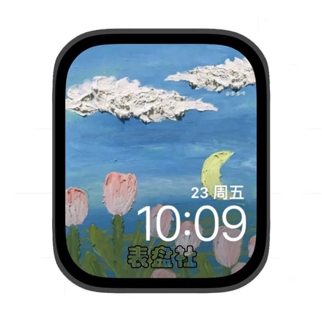 插画苹果手表iwatch壁纸表盘