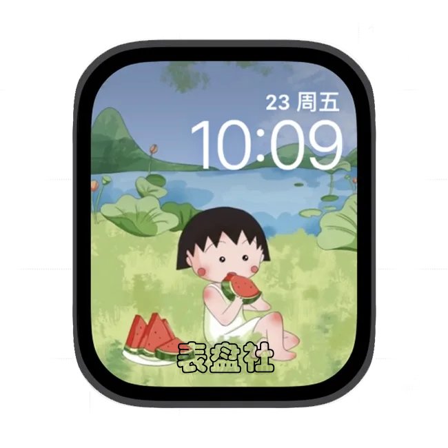 插画苹果手表iwatch壁纸表盘