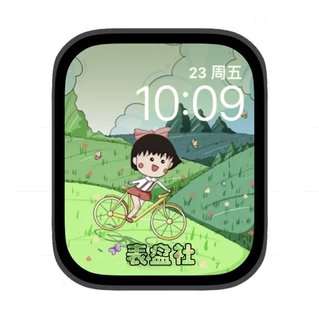 动漫卡通女孩苹果手表iwatch壁纸表盘