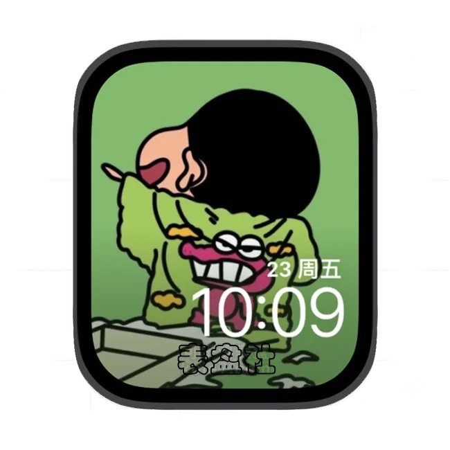 蜡笔小新苹果手表iwatch壁纸表盘