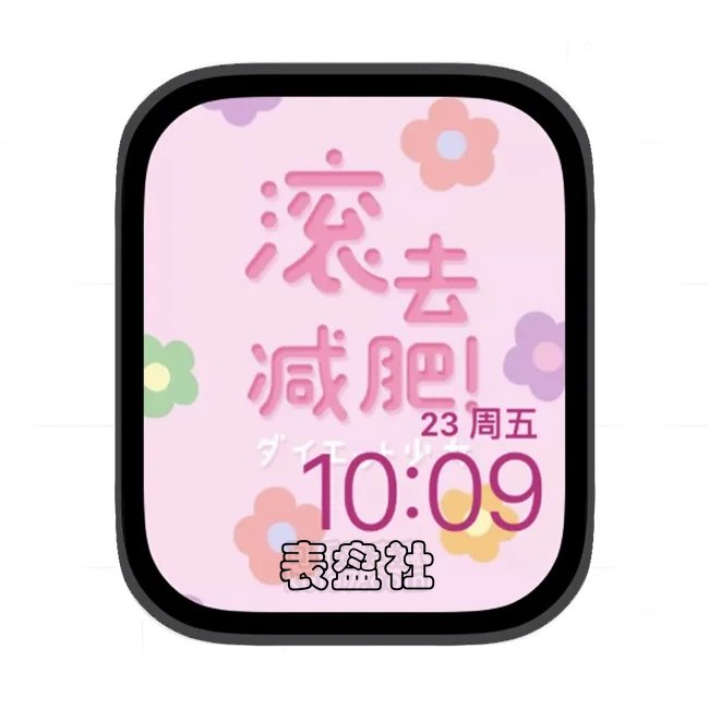 去减肥苹果手表iwatch壁纸表盘