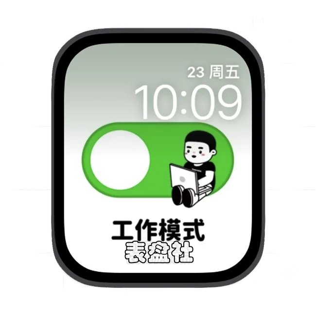 工作模式苹果手表iwatch壁纸表盘
