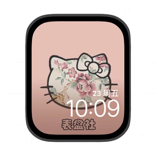 猫头画苹果手表iwatch壁纸表盘