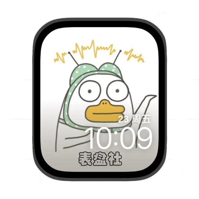 鸭嘴兽苹果手表iwatch壁纸表盘