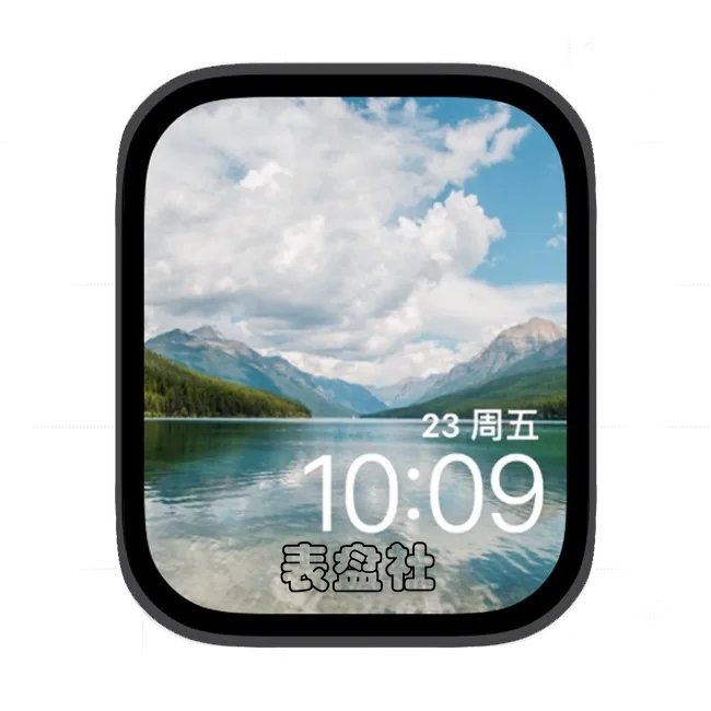 山水一色苹果手表iwatch壁纸表盘