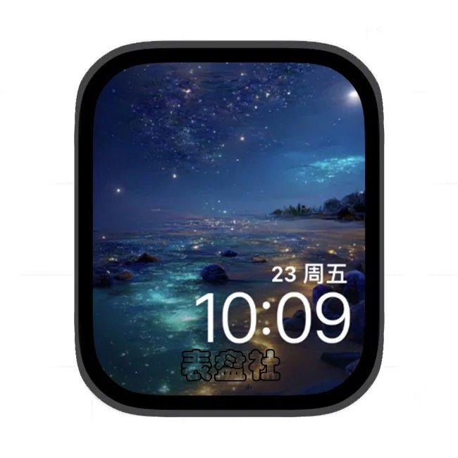 星河灿烂苹果手表iwatch壁纸表盘