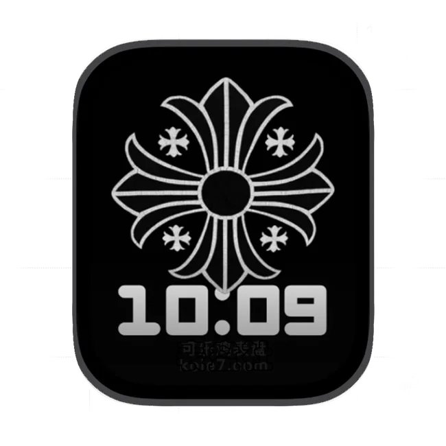Chrome Hearts克罗心简约黑苹果Apple Watch景深人像表盘