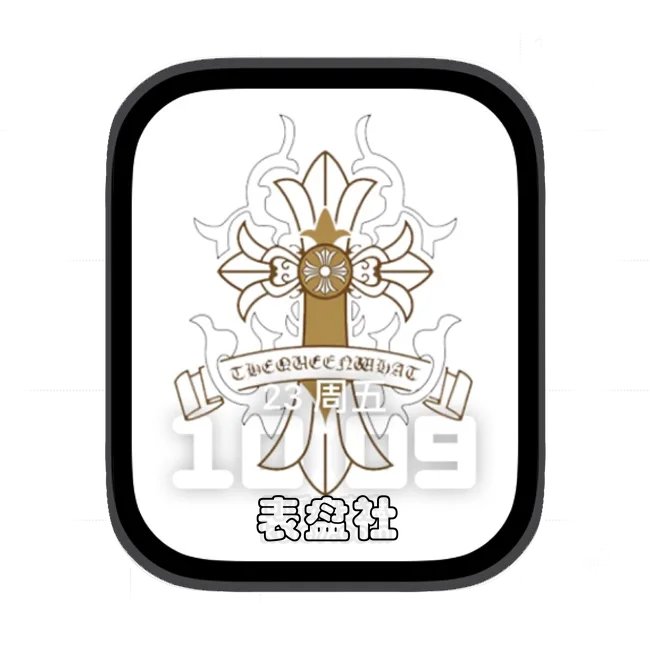 Chrome Hearts克罗心简约logo苹果Apple Watch景深人像表盘