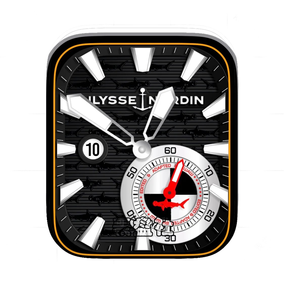 ULYSSENARDIN瑞士雅典表单盘式简约年历Ultra专用表盘