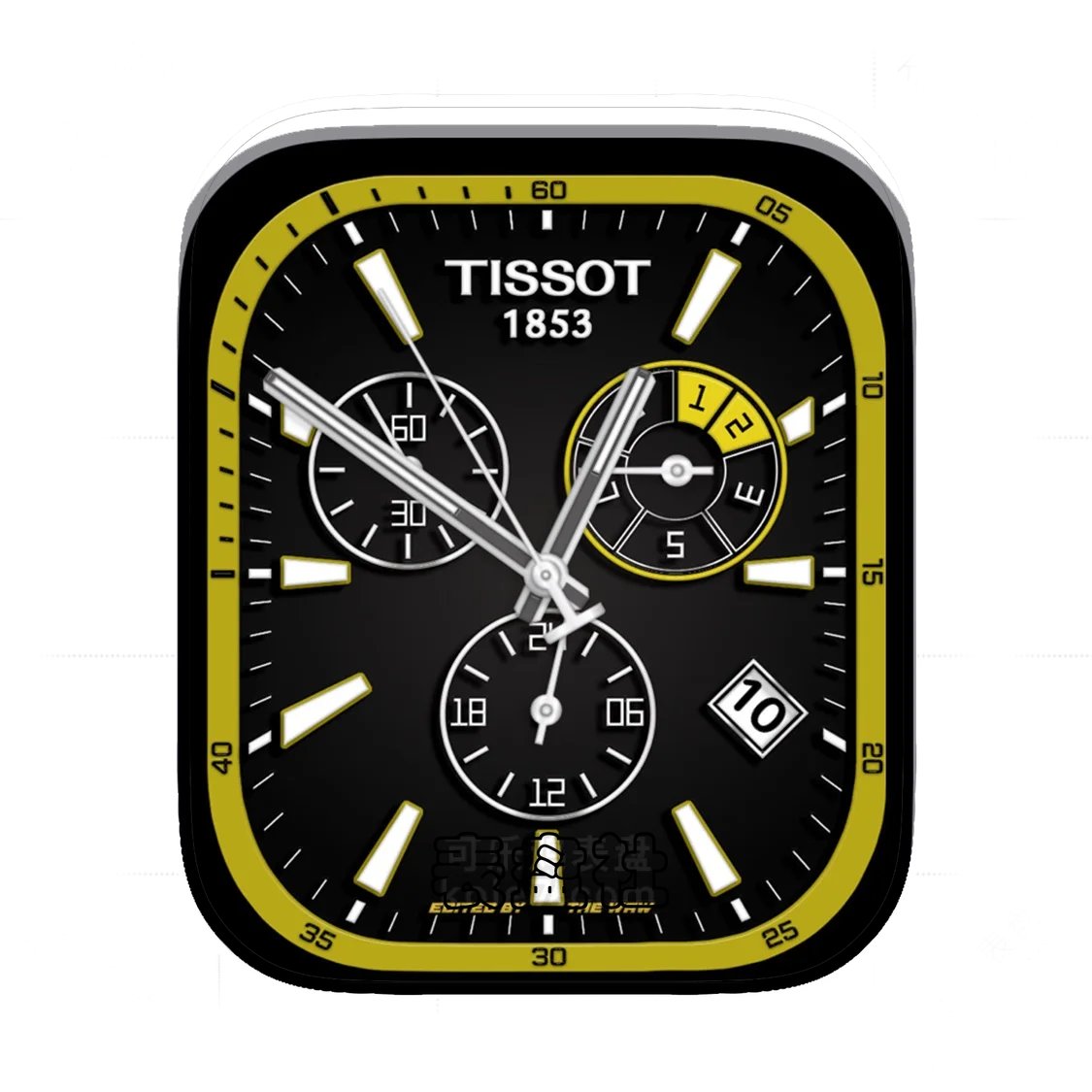 Tissot天梭酷黑三盘式年历Ultra专用表盘