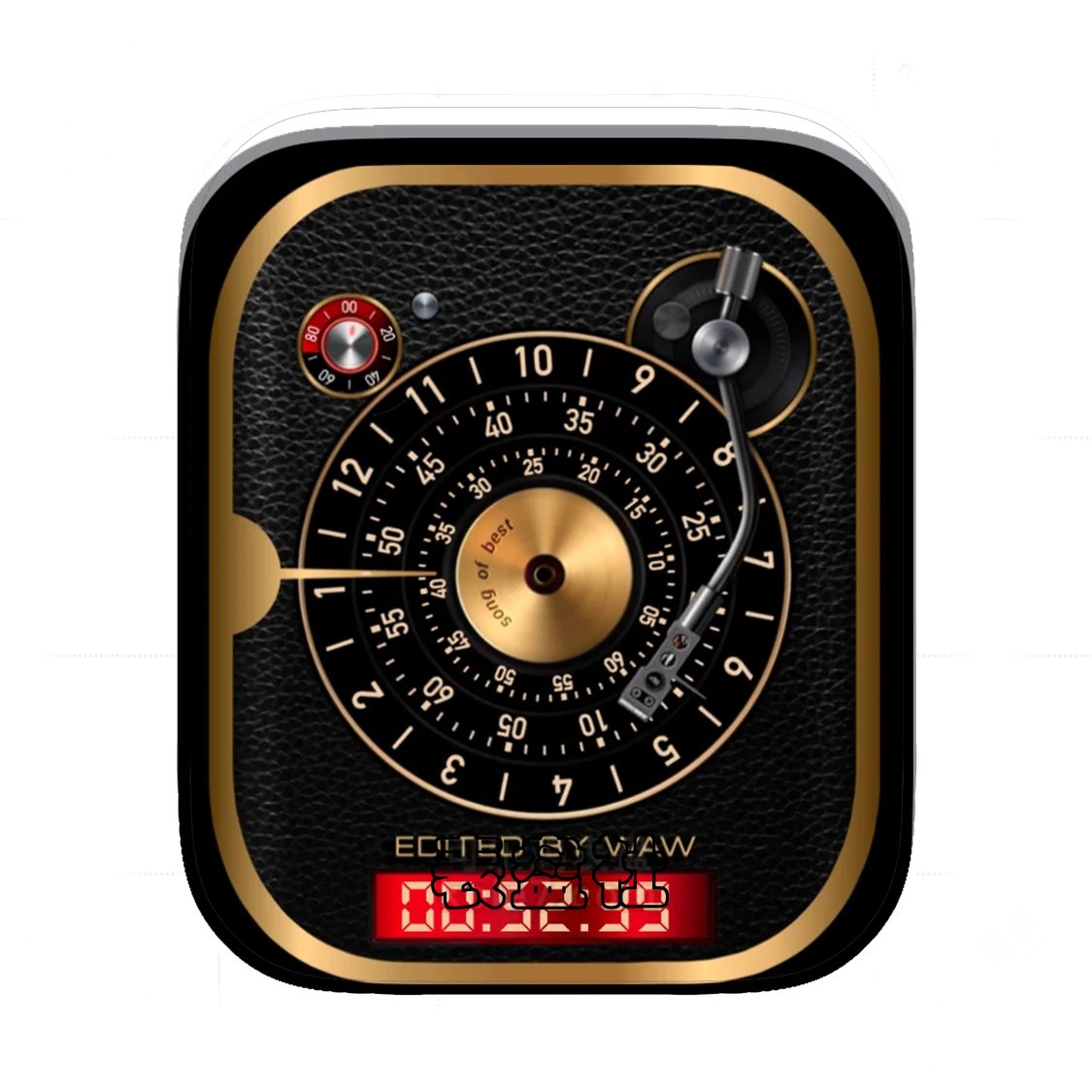 酷黑皮质简约Ultra专用表盘