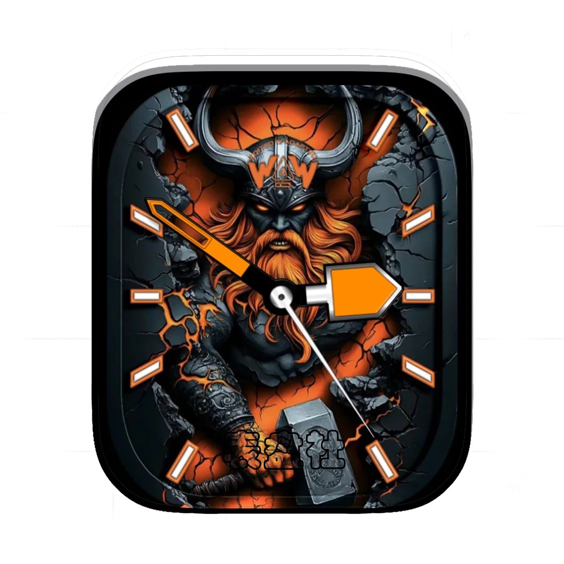 黑橙牛魔王3D质感Ultra专用表盘