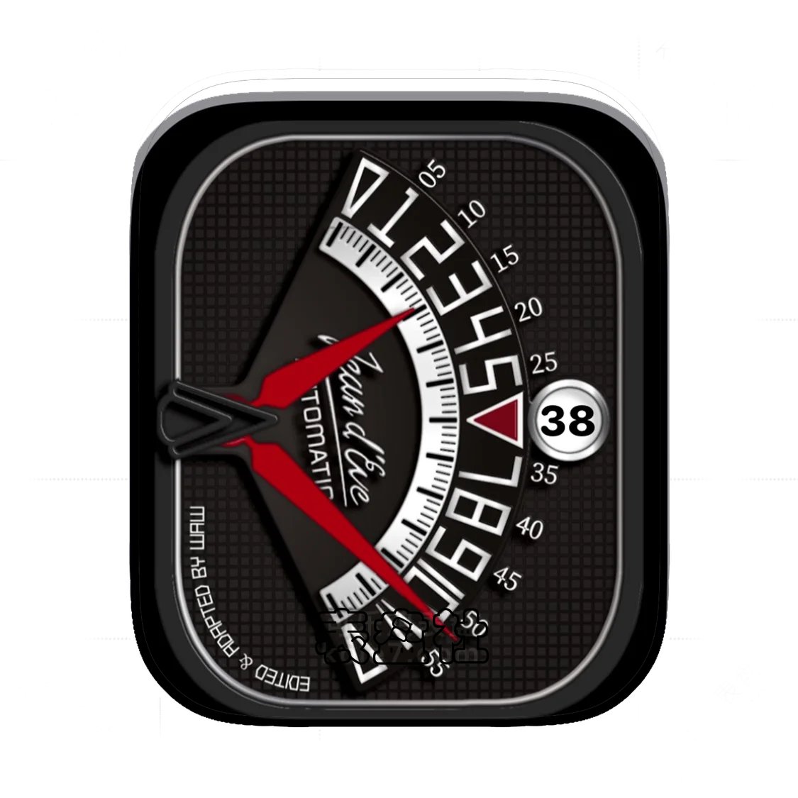 Jean d’Eve珍达斐瑞士知名钟表品牌酷黑时分Ultra专用表盘.clock&clock2 77219