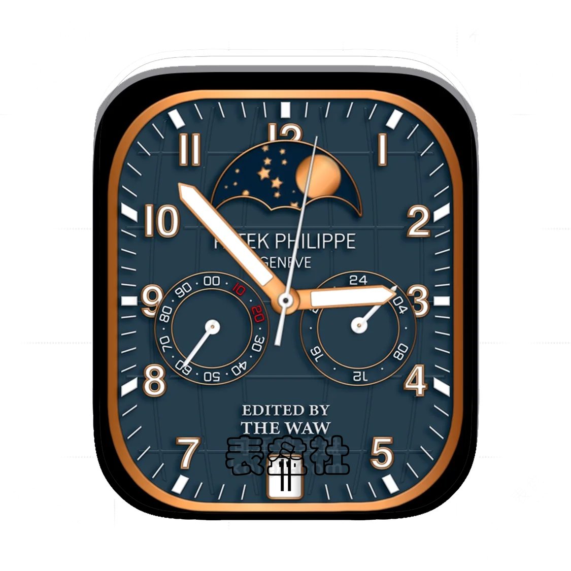 Patek Philippe百达斐丽双盘式月相Ultra专用表盘.clock&clock2 77231