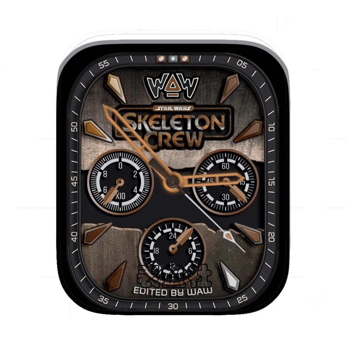 STAR WARS星球大战木质纹理3D质感Ultra专用表盘