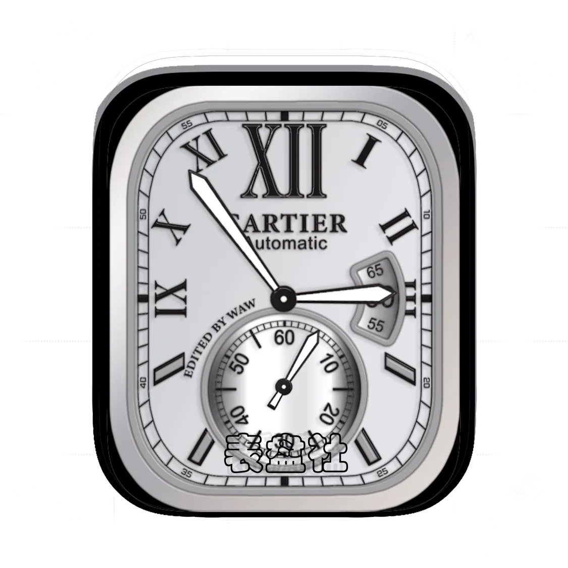 Cartier卡地亚灰色底单盘式Ultra专用表盘
