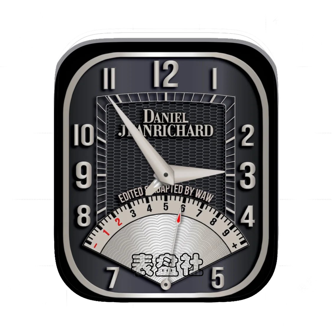 DANIEL jean Richard尚维沙酷黑简约数字Ultra专用表盘