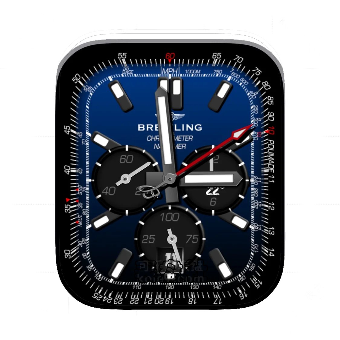 Breitling百年灵黑蓝渐变三盘式Ultra专用表盘