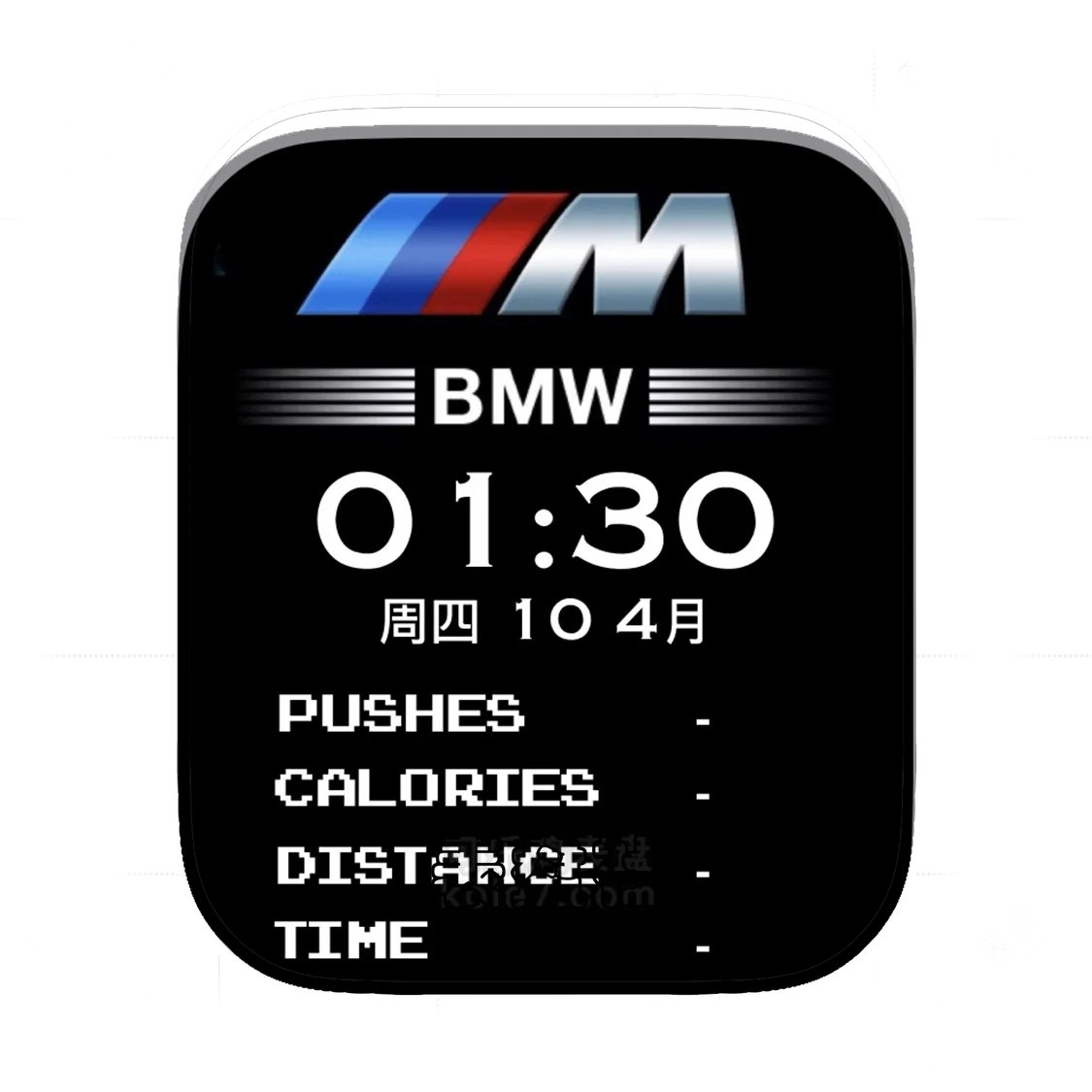 BMW宝马黑底简约表盘