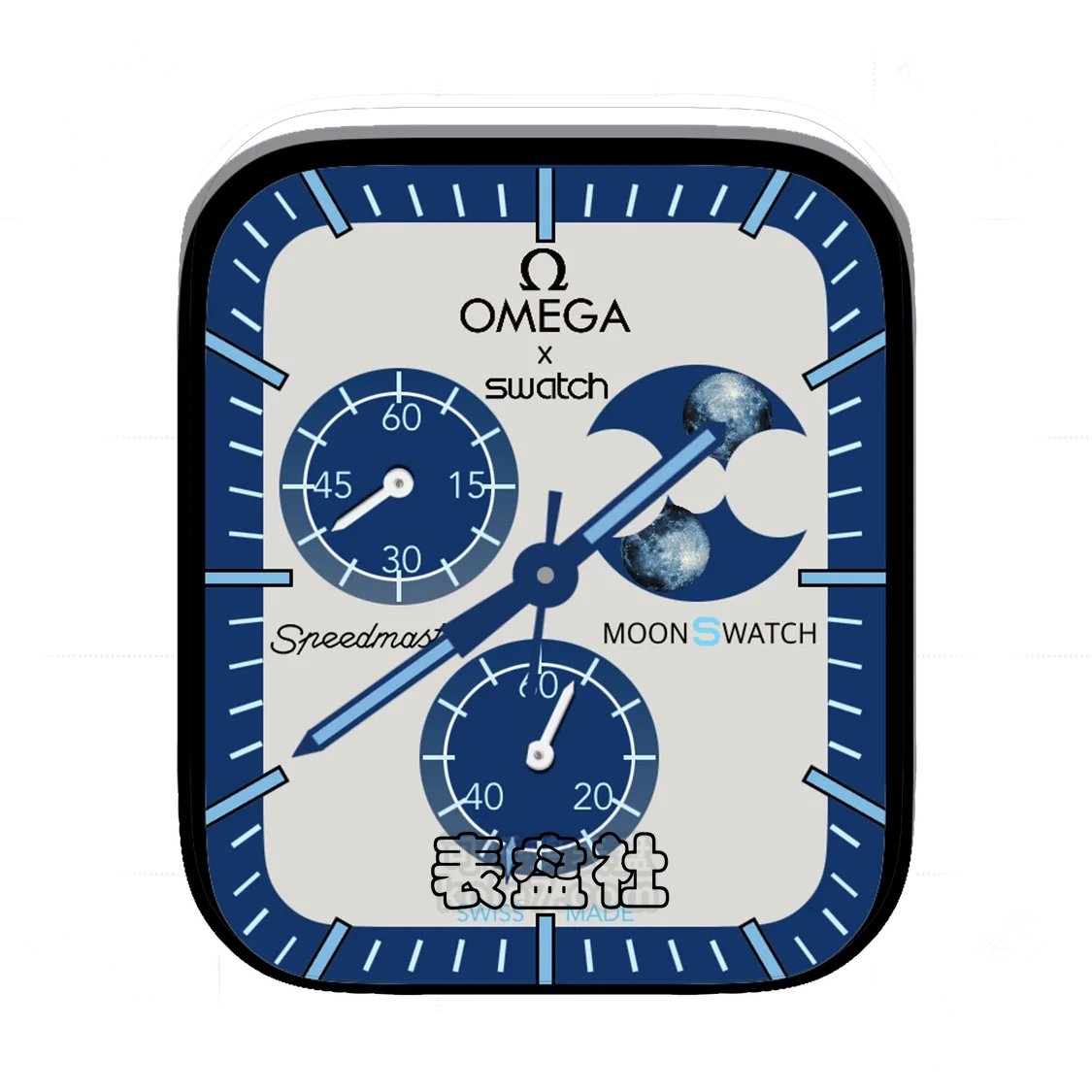 Omega欧米茄三盘式简约表盘